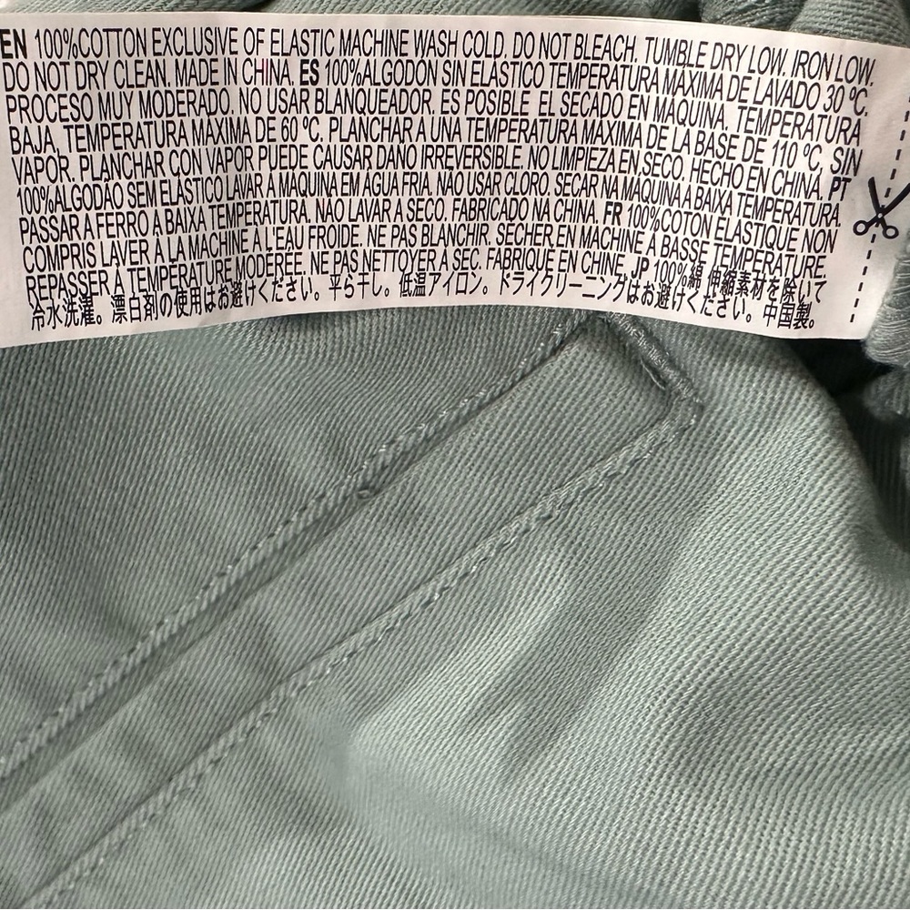 Forever 21 Women’s Mint Green Cargo Pants - SIZE XL - Picture 7 of 8